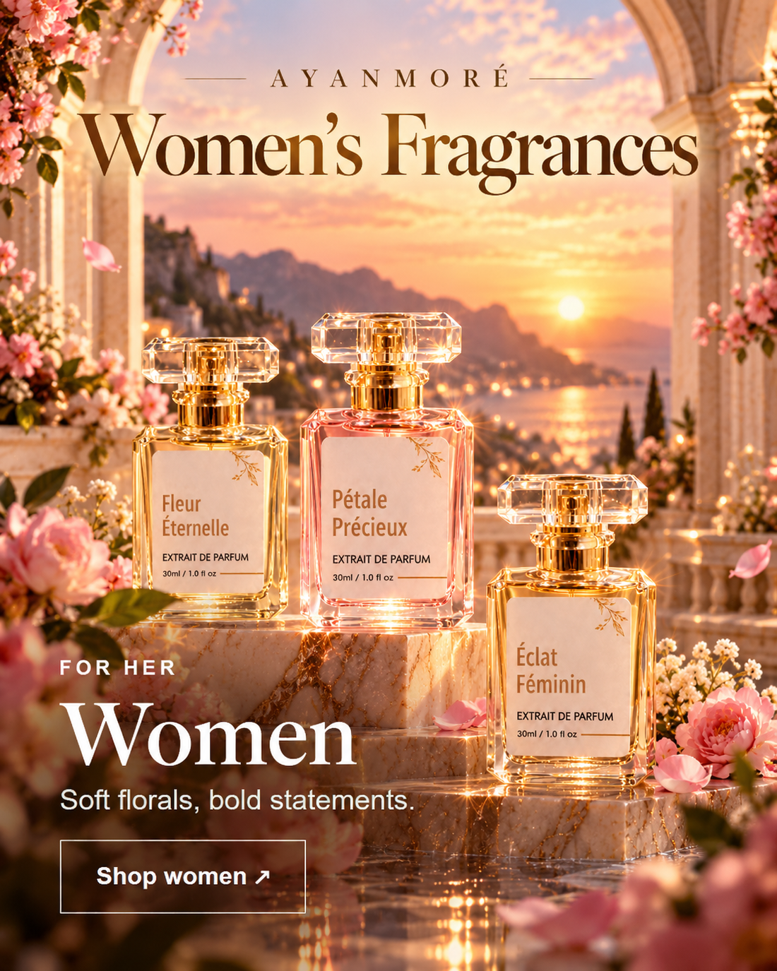 Women's Ayanmoré fragrances