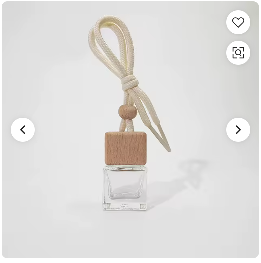 Car Perfume Diffuser Bottle with Wood Cap